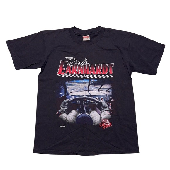 nutmeg mills Other - Vintage 90s Dale Earnhardt #3‎ Nascar T-Shirt Mens XL Black Nutmeg USA Made